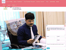 Tablet Screenshot of anilcancerclinic.com